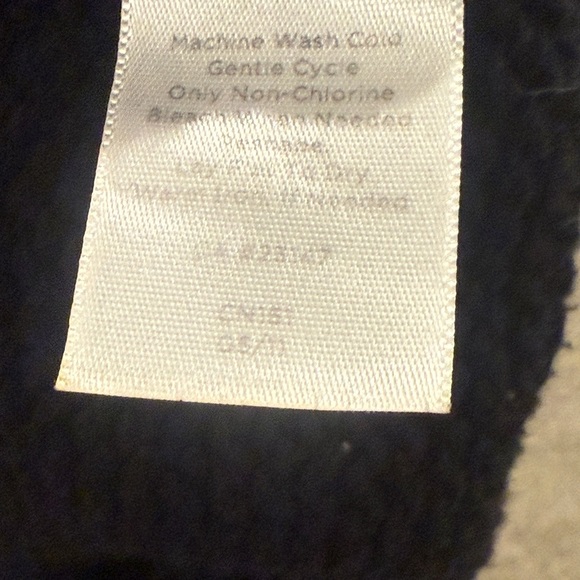 Talbots Black Crew Neck Cable Knit Sweater - Picture 7 of 7